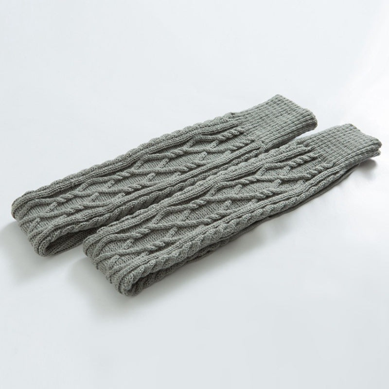 Knitted Over The Knee Leg Warmers Indoor Home Socks